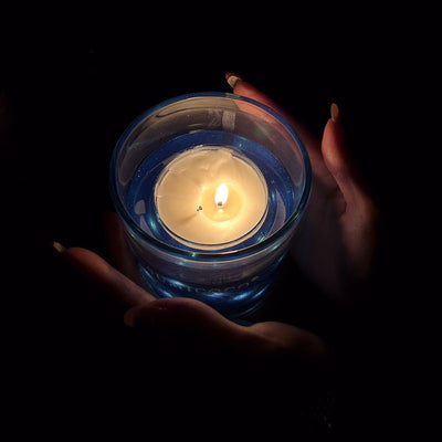 Van Gogh “Starry Night” Candle Glow Jar
